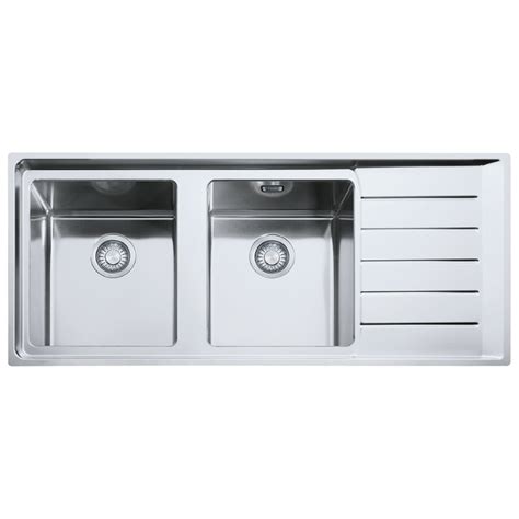 Franke Inset Sink, Neptune Plus NPX 621, Top Mount, 2 Bowl, 1160(L) x ...