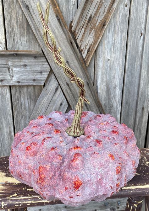 Red Bumpy Pumpkin