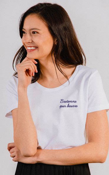 Pour Les Bretonnes Pur Beurre Demi Sel Videmment T Shirt Femme