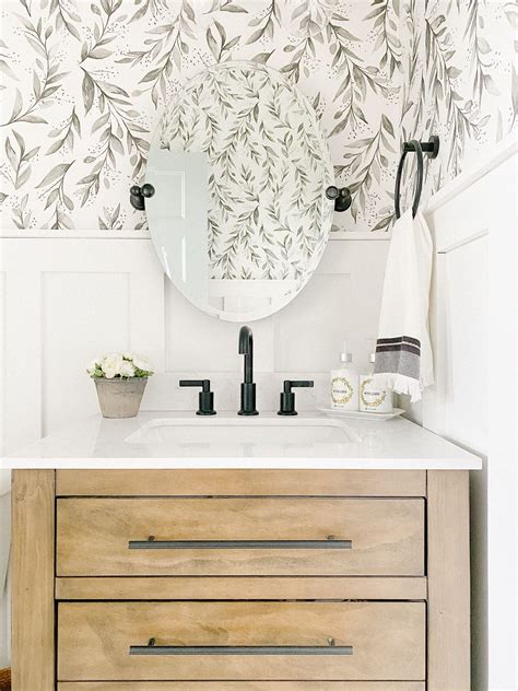 Modern Farmhouse Guest Bathroom Stephanie Hoey Interiors Farmhouse