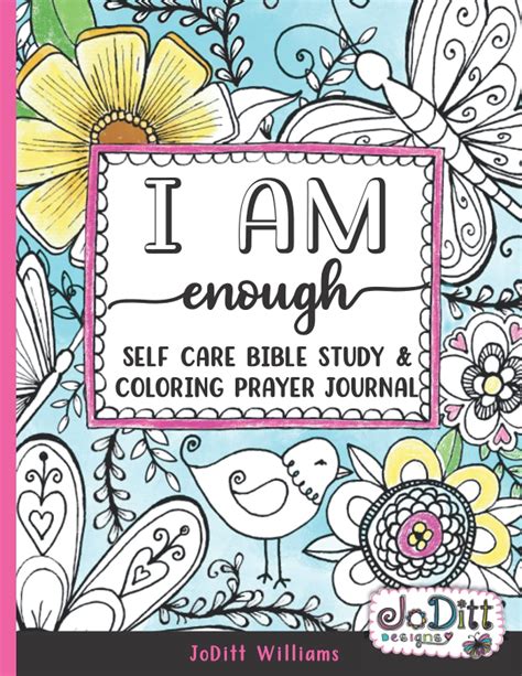 Buy I Am Enough Self Care Bible Study Coloring Prayer Journal A