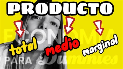 Ejercicios PRODUCTO TOTAL MEDIO Y MARGINAL YouTube