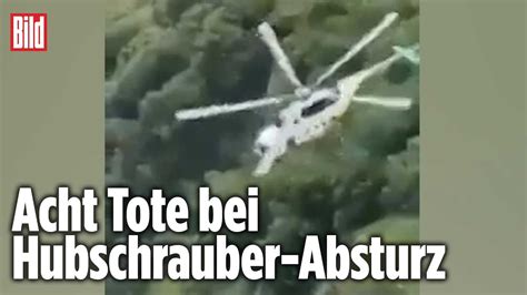 Hubschrauber stürzt bei Rettungsmission ab Georgien YouTube