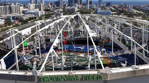 Tampa Bay Rays Stadium Damaged By Hurricane Milton Will Cost Nearly 56m To Repair