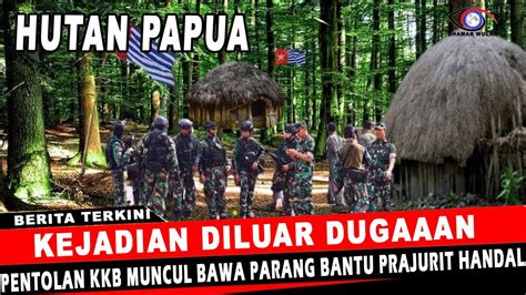 KEJADIAN LANGKA DI HUTAN PAPUA PENTOLAN KK B MUNCUL BAWA PARANG BANTU