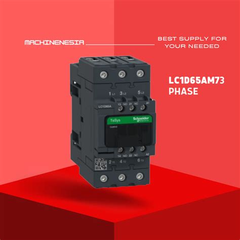 Jual KONTAKTOR SCHNEIDER 3P 80A 220V SNEIDER LC1D65AM7 3 PHASE 80