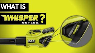 V Hp Brushless Whisper Series Carbon Fiber Ryobi Tools