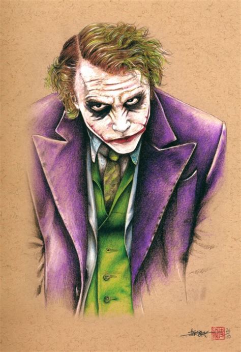 Thang Nguyen Heath Ledger Joker Batman X Signed Limited Edition