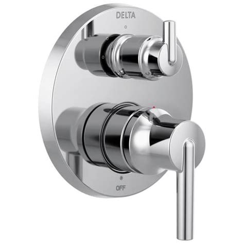 Delta In Chrome Bathtub Shower Diverter In The Bathroom Shower