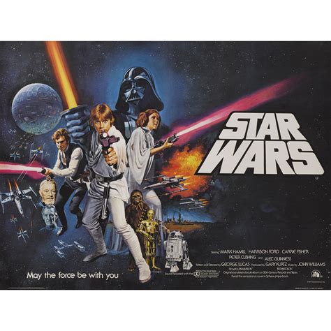 Tom William Chantrell Vintage Star Wars British Movie Poster Available
