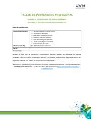 A Equipo Docx Taller De Portafolios Profesional Unidad