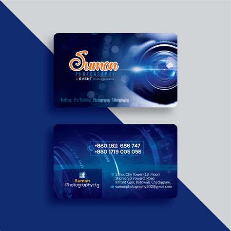 Creative Photography Business Card Design – FreeGrapixFile.com