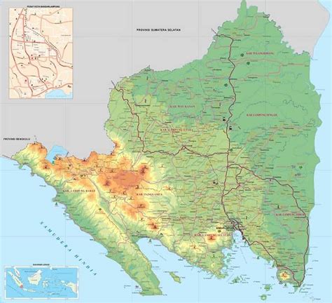 Peta Lampung Gambar Hd Lengkap Terbaru Dan Keterangannya