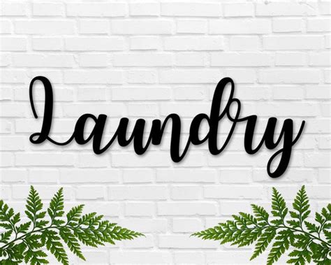 Laundry Sign Metal Laundry Sign Laundry Room Sign Metal Etsy