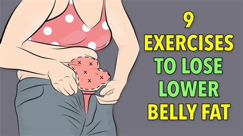 9 Easiest Exercises To Lose Lower Belly Fat Youtube