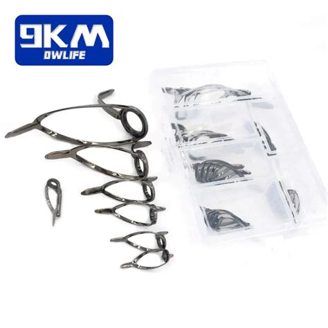 Fishing Rod Guides Tip Tops Repair Kit Pcs Set Fly Fishing