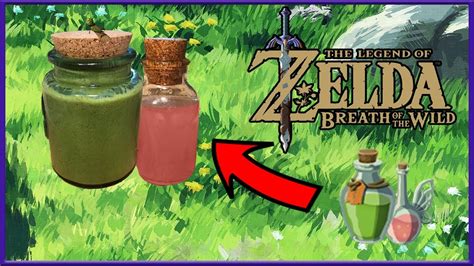 Elixir Energ Tico Con Grillos Reales Y T Nico De Hadas De Zelda Botw