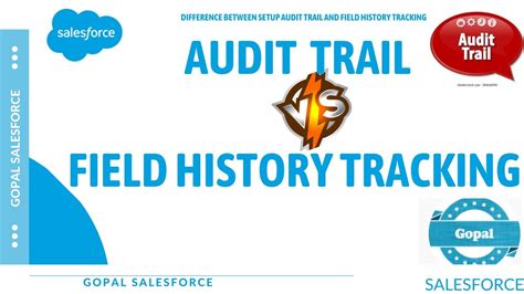 Difference Between Setup Audit Trail Vs Field History Tracking Youtube