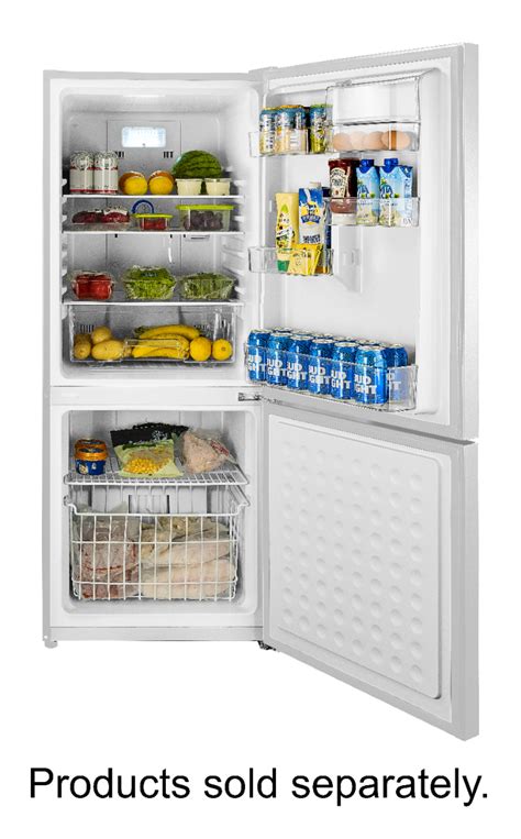 Customer Reviews Insignia™ 92 Cu Ft Bottom Freezer Refrigerator White Ns Rbm92wh9 Best Buy