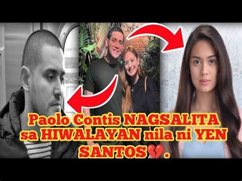 Paolo Contis Nagsalita Na Sa Hiwalayan Nila Ni Yen Santos