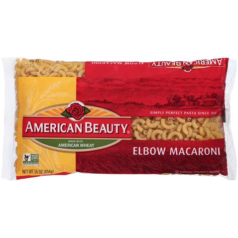 American Beauty Elbow Macaroni Pasta 16 Oz