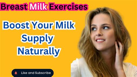 Breast Milk Exercise Hand Expression Boost Your Milk Supply