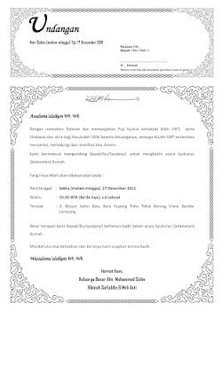 Detail Contoh Surat Undangan Tasyakuran Koleksi Nomer 52