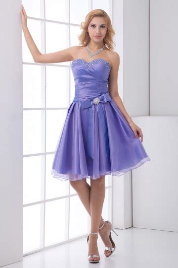 Robe De Soirée Violette Courte Pas Cher Robedesoireecourte Fr