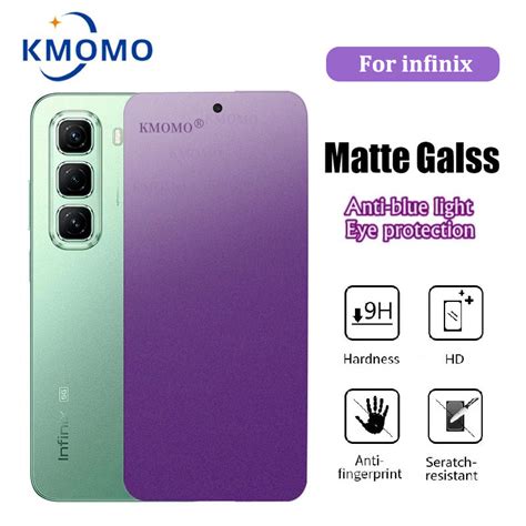 ฟลมกระจกแบบดาน ฟลมกระจกถนอมสายตา สำหรบ infinix Hot i Pro Play i i s