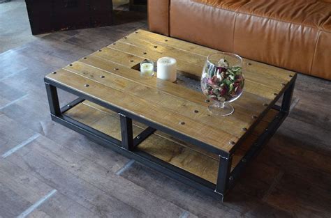 Table Basse Style Industriel