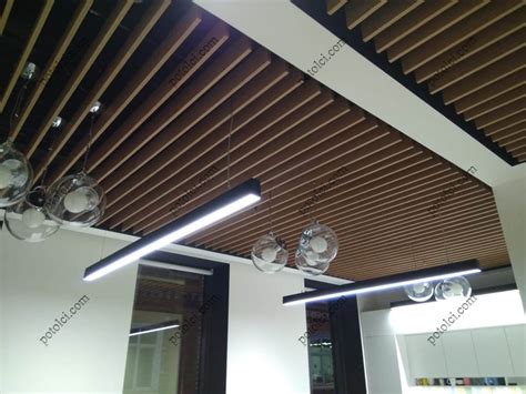 Деревянные реечные потолки GRID Luxalon купить, заказать монтаж, фото ...