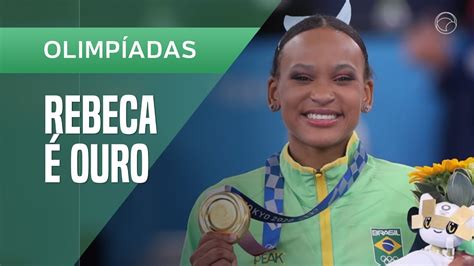 Rebeca Ganha Ouro No Salto E Crava Nome Na Hist Ria Da Gin Stica Do