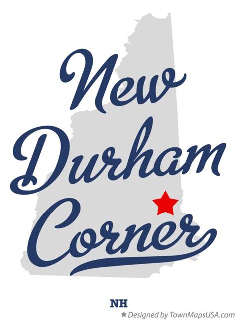 Map of New Durham Corner, NH, New Hampshire