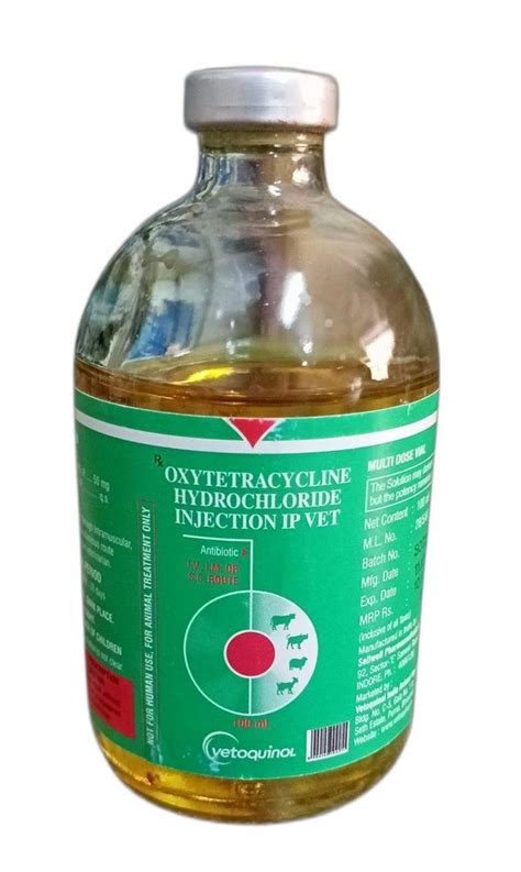 100ml Oxytetracycline Hydrochloride Injection IP At Rs 75 Bottle