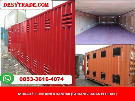 Container Handak Gudang Bahan Peledak Container Murah