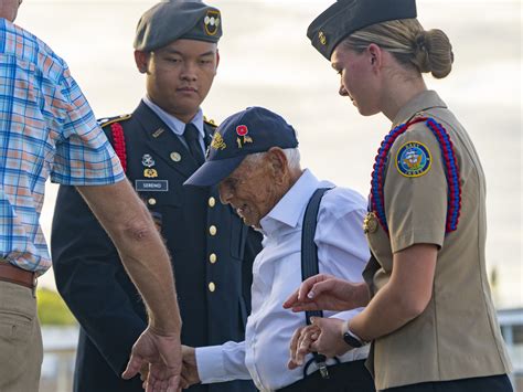 Centenarian Pearl Harbor Survivors Return To Honor Those Who Were