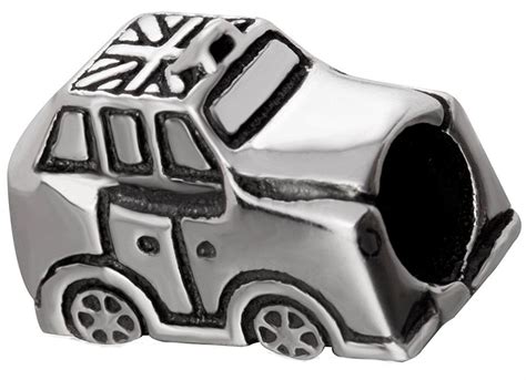 England Taxi Charm Bead 925 Sterling Silver Fits Pandora Charm Bracelet