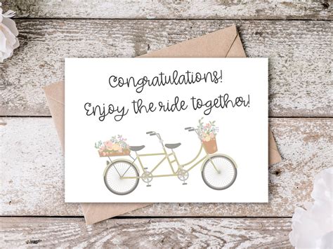 Wedding Congratulations Printable Cards Wedding Congratulations Printable Card Digital Download ...