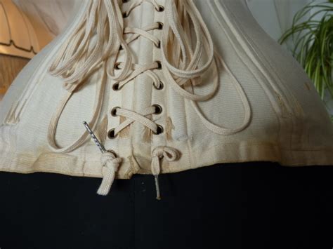 Unusual French Corset Ca 1900 Antique Gown