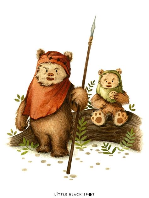 Star Wars Ewoks Open Edition Art Print