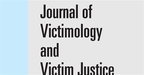 [CfP] NLUD Journal of Victimology and Victim Justice by SAGE ...