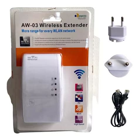 Repetidor Wifi Sinal Wireless Potente Amplificador Extensor