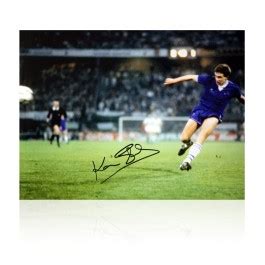 Kevin Sheedy Signed Everton Photo Cup Winners Cup Final Genuine