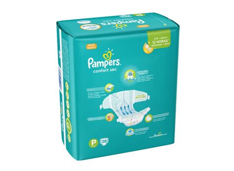 Fralda Pampers Confort Sec Tamanho P Unidades Peso Indicado