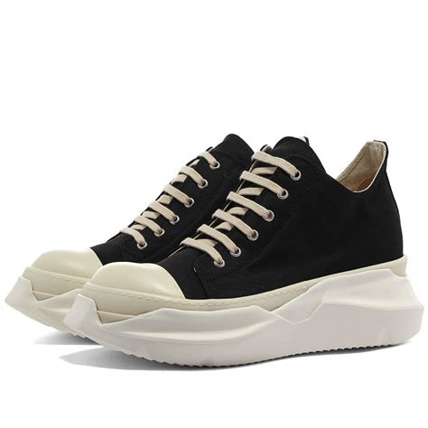 Rick Owens Drkshdw Abstract Sneak Cotton Twill Low Sneaker Rick Owens