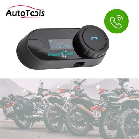 Rumocovo Oreillette Bluetooth Tcom Sc Pour Moto Appareil De