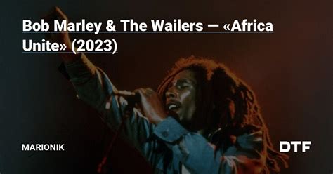 Bob Marley The Wailers Africa Unite 2023 MarioniK на DTF