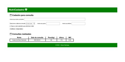 GitHub Bhfsilva Projeto Cadastro Nutricionista Projeto Para Cadastro