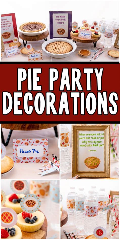 Pie Party Ideas - Free Printables for Pie Day Celebration