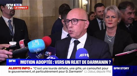 Motion De Rejet Du Projet De Loi Immigration Nous Voulons D Battre Et